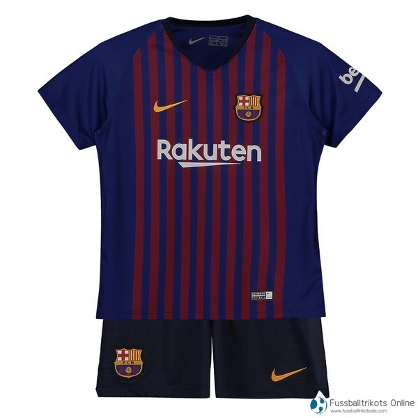 Barcelona Trikot Heim Kinder 2018-19 Blau Rote Fussballtrikots Günstig